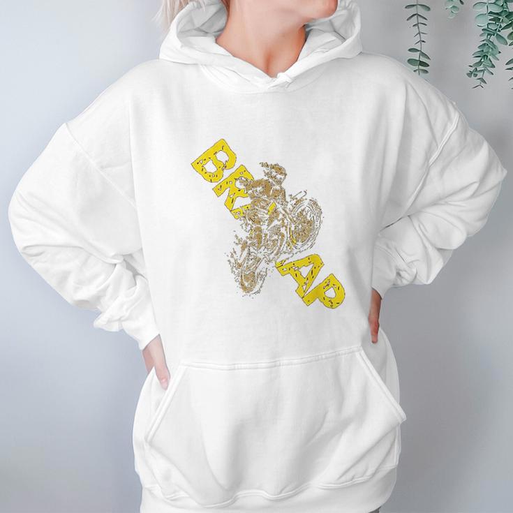 Braaap Funny Motocross Engine Hoodie Gifts for Women