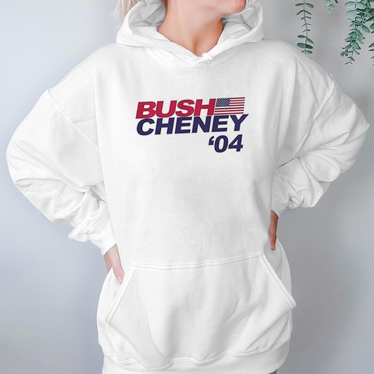 Bush Cheney White Hoodie Gifts for Women