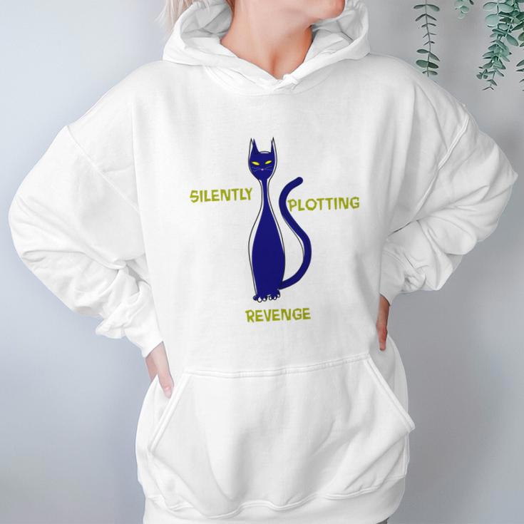 Ca Funny Silently Plotting Revenge Hoodie Gifts for Women