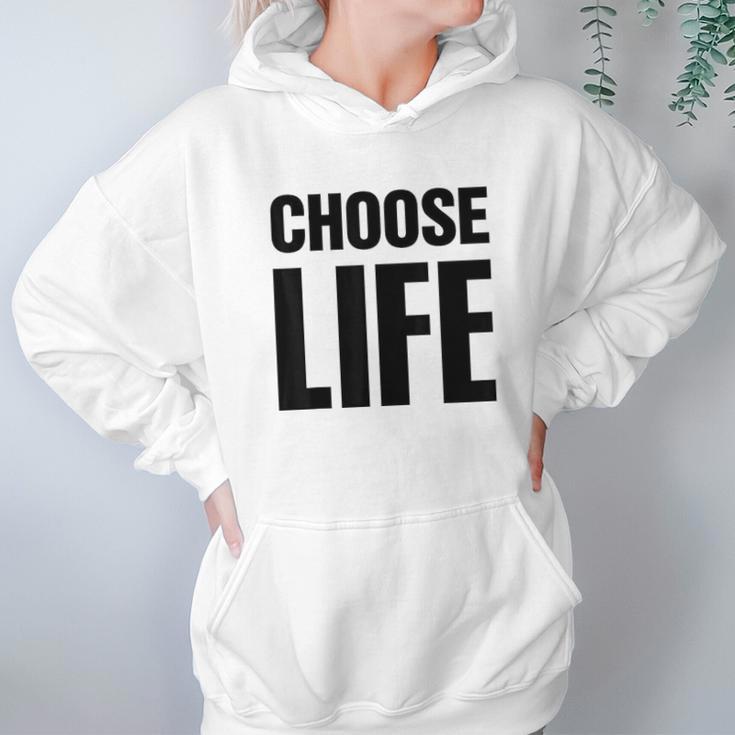 Choose Life 80S Retro Vintage Hoodie Gifts for Women