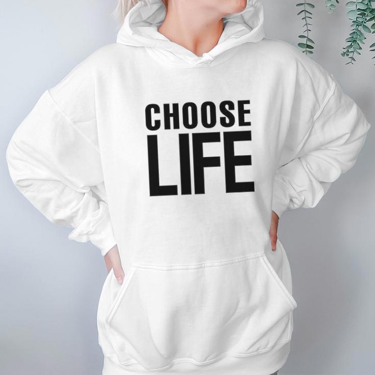 Choose Life Retro 80S Halloween Costume Graphic Hoodie Gifts for Women