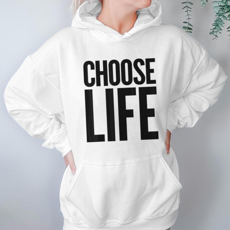 Choose Life Vintage Retro 80S Funny Hoodie Gifts for Women