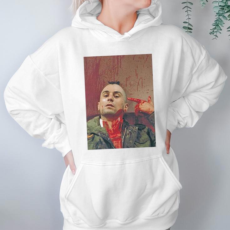 Classic 70S Movie Taxi Driver Travis Bickle Blood Soaked Cool Movie Hoodie Gifts for Women