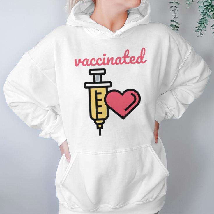 Corona Vaccinated Classic Hoodie Gifts for Women