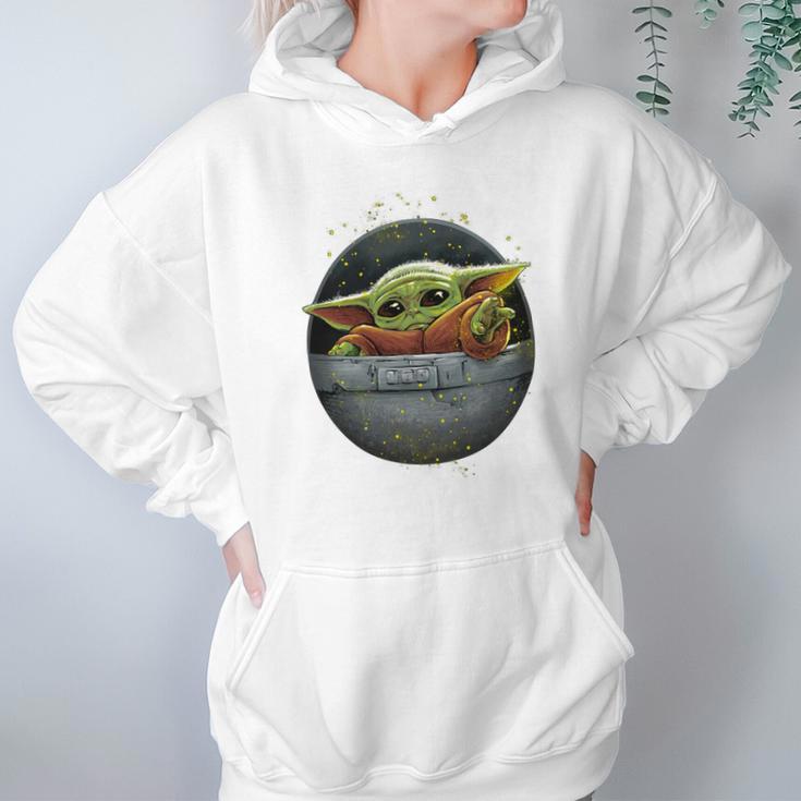 Cute Force Mandalorian Baby Yoda Shirt Hoodie Gifts for Women