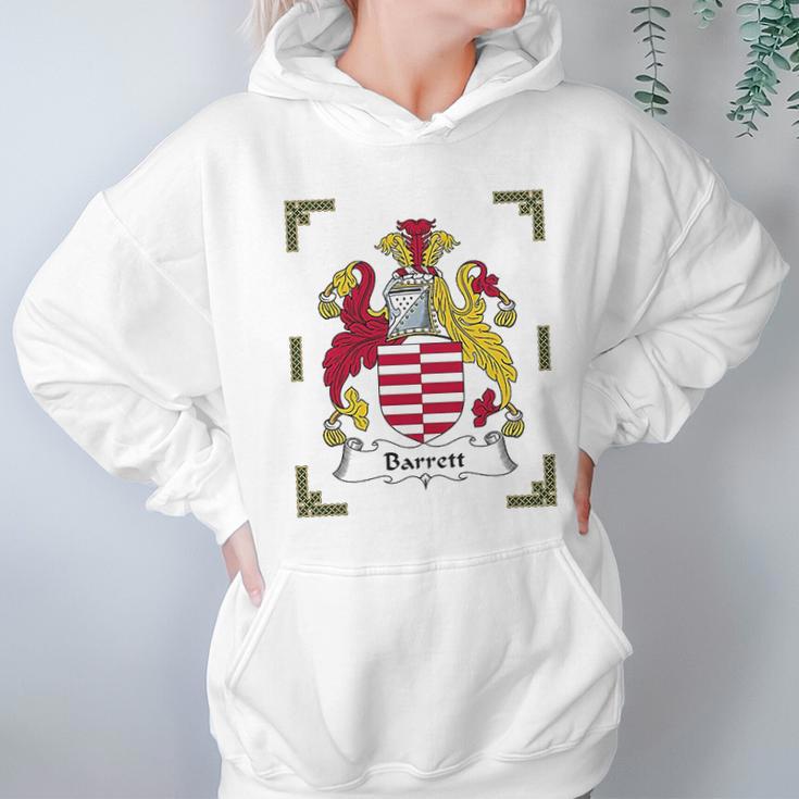 Designs Barrett Coat Of Armsbarrett Family Crest Hoodie Gifts for Women