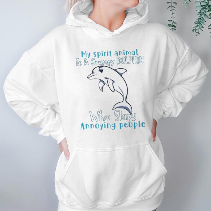 Dolphin Annoying People Dolphin Lovers Hoodie Gifts for Women