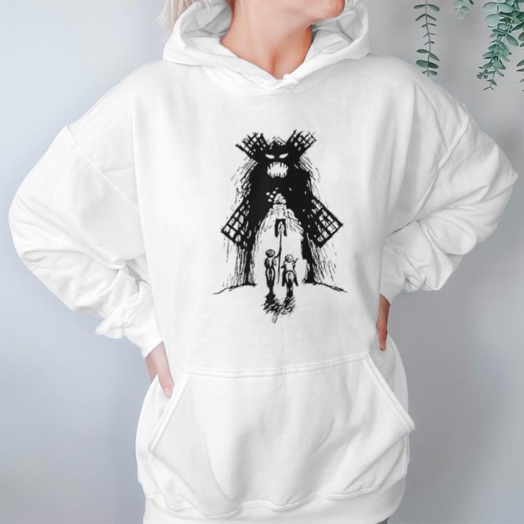 Don Quixote And Sancho Vs Monster Windmill Hoodie Gifts for Women