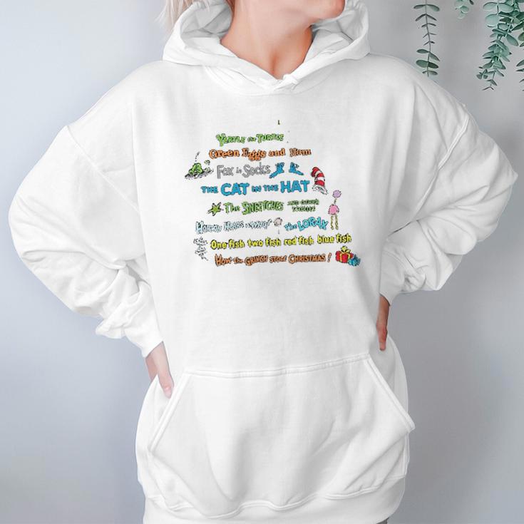 Dr Seuss Book Title Hoodie Gifts for Women