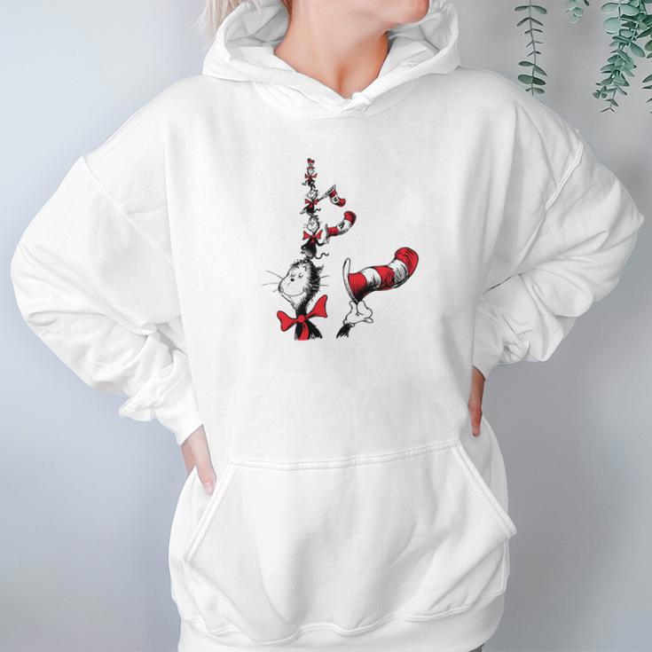 Dr Seuss Cats Under The Hat Hoodie Gifts for Women