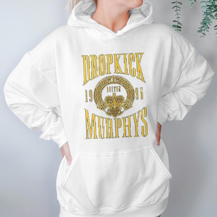 Dropkick Murphys Claddagh Boston 1996 Band Logo Hoodie Gifts for Women