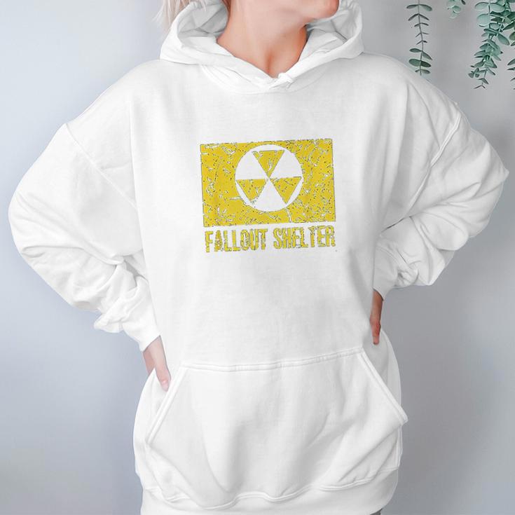 Fallout Shelter Nuclear War Radioactive Nostalgia Hoodie Gifts for Women