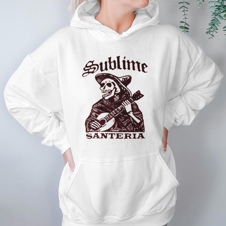 Fea Sublime Santeria Skeleton Hoodie Gifts for Women