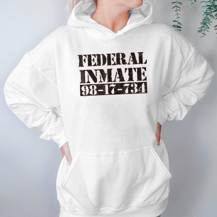 Federal Inmate Jail Prisoner Costume Hoodie Gifts for Women