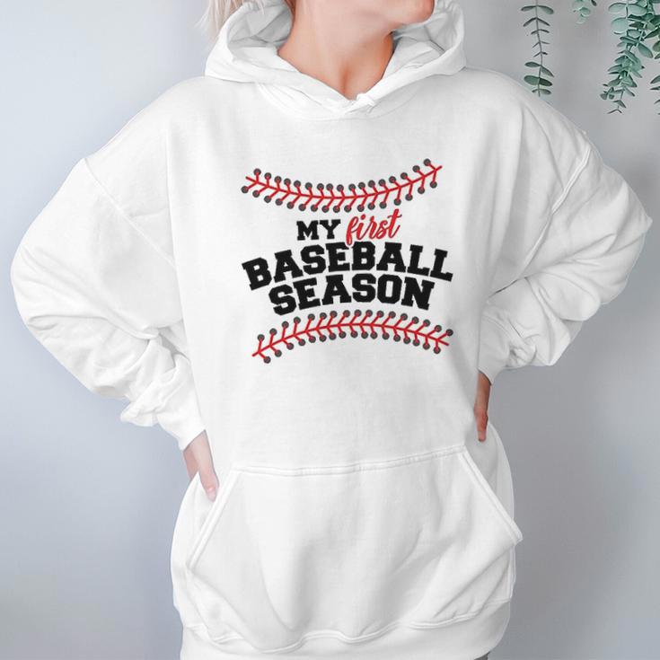 My First Baseball Season Baby One Piece Hoodie Gifts for Women