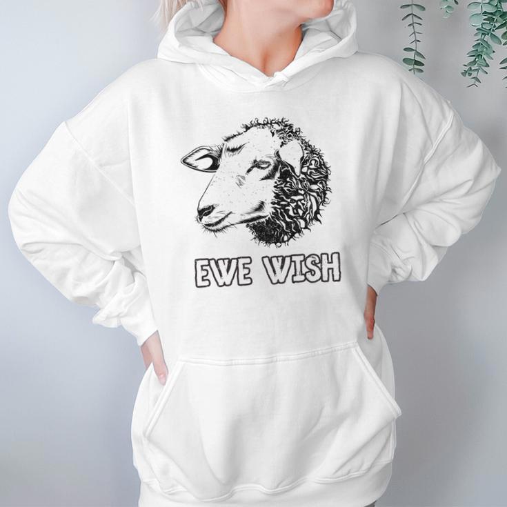 Funny Farm Animal Ewe Wish Sheep Tee Ffa 4H Hoodie Gifts for Women