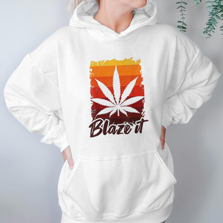 Funny Marijuana For Men Blaze It Hoodie Gifts for Women