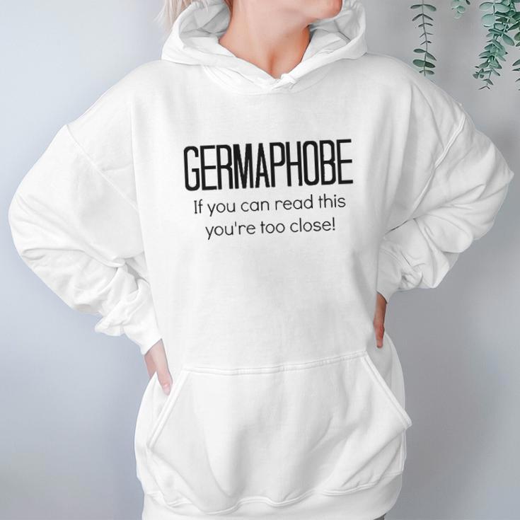 Germaphobe Flu Season Gift Social Distancing Hoodie Gifts for Women