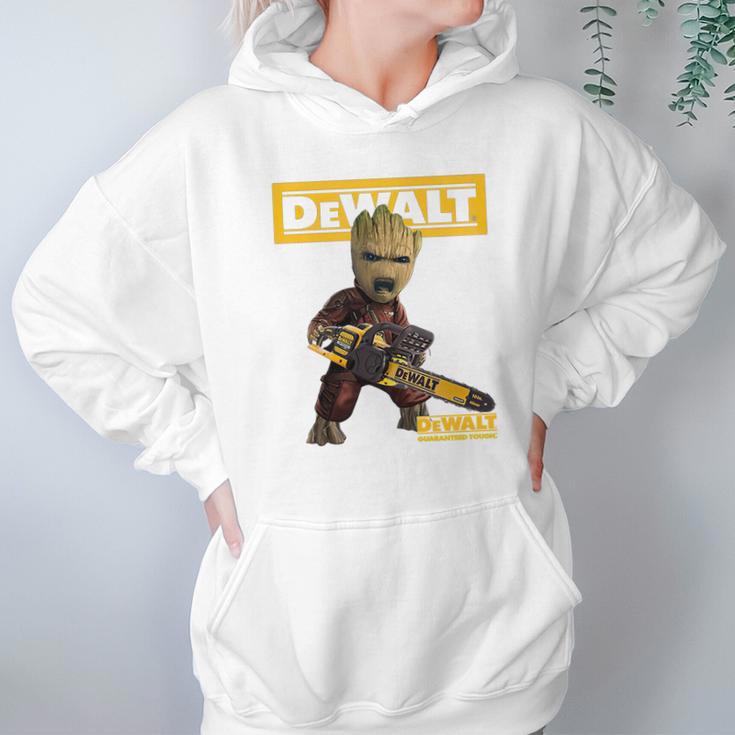 Groot With Logo Dewalt Shirt Hoodie Gifts for Women