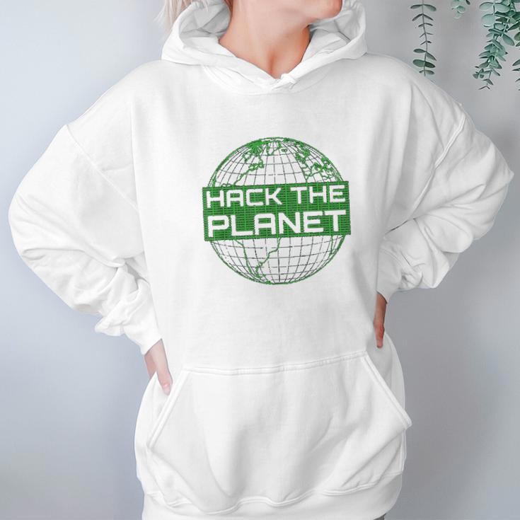 Hack The Planet Software Developer Hoodie Gifts for Women