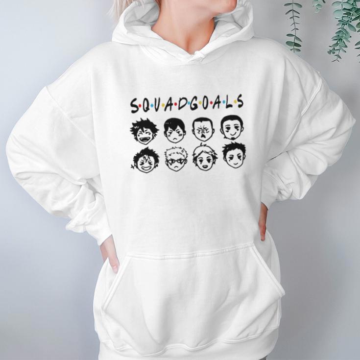 Haikyuu Squad Goals Funny Hoodie Gifts for Women