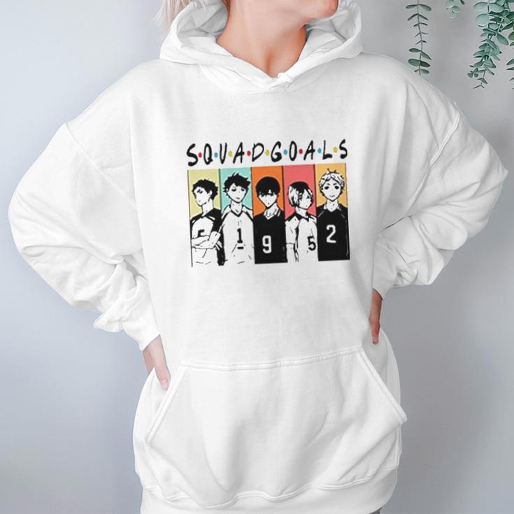 Haikyuu Squad Goals Gift Hoodie Gifts for Women