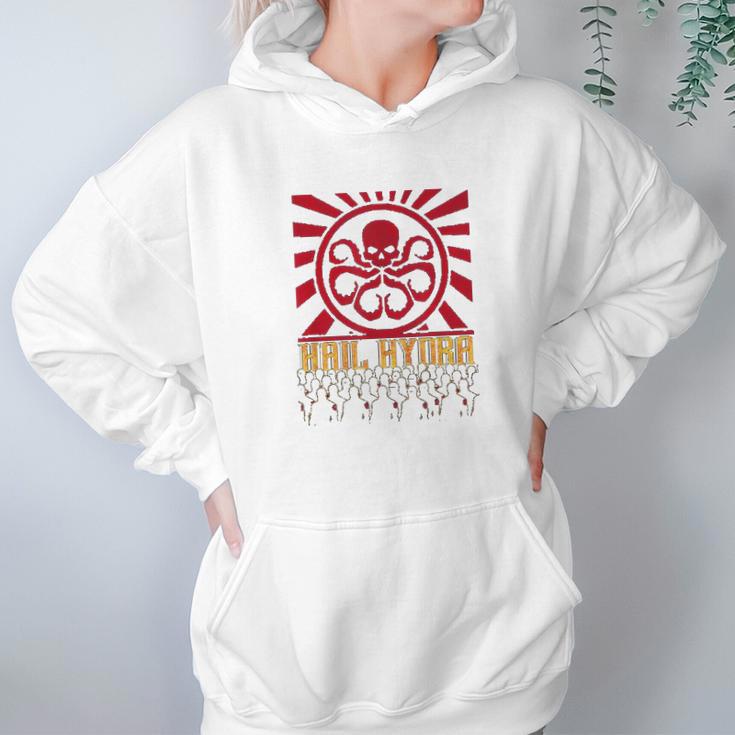 Hail Hydra Army Propaganda Graphic Hoodie Gifts for Women