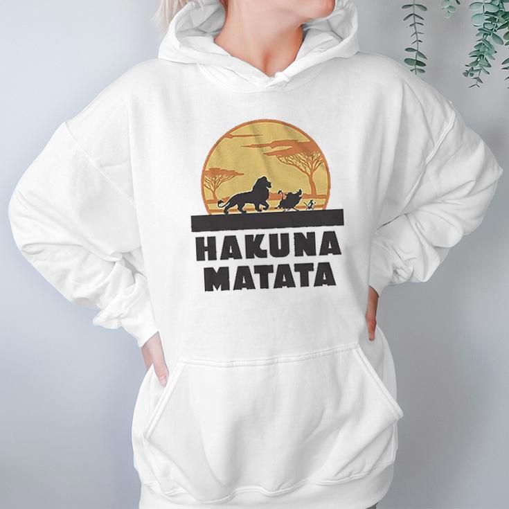 Hakuna Matata Africa Simba Mufasa Hoodie Gifts for Women