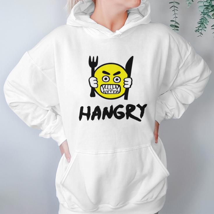 Hangry Emoji Hoodie Gifts for Women