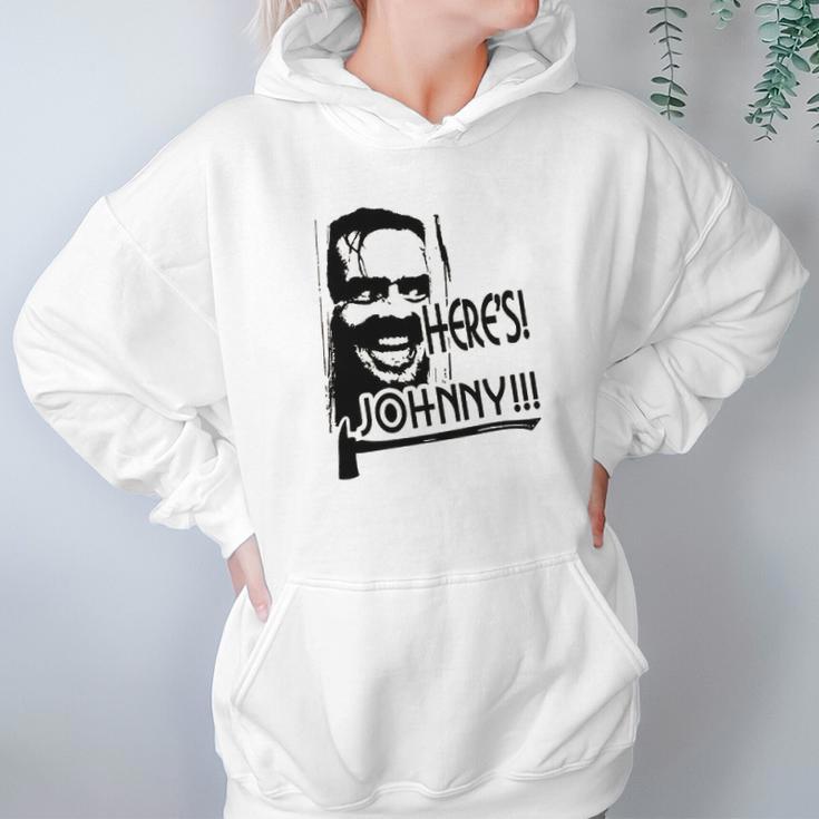 Heres Johnny The Shining Overlook Hotel Stanley Kubrick Stephen King Horror Movie Hoodie Gifts for Women