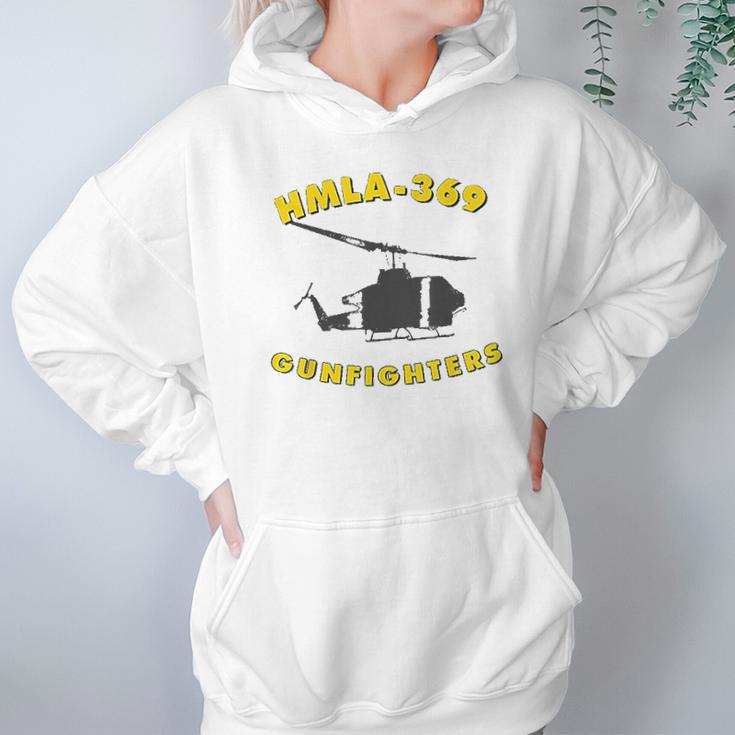 Hmla-369 Gunfighters Helicopter Attack Squadron Hoodie Gifts for Women