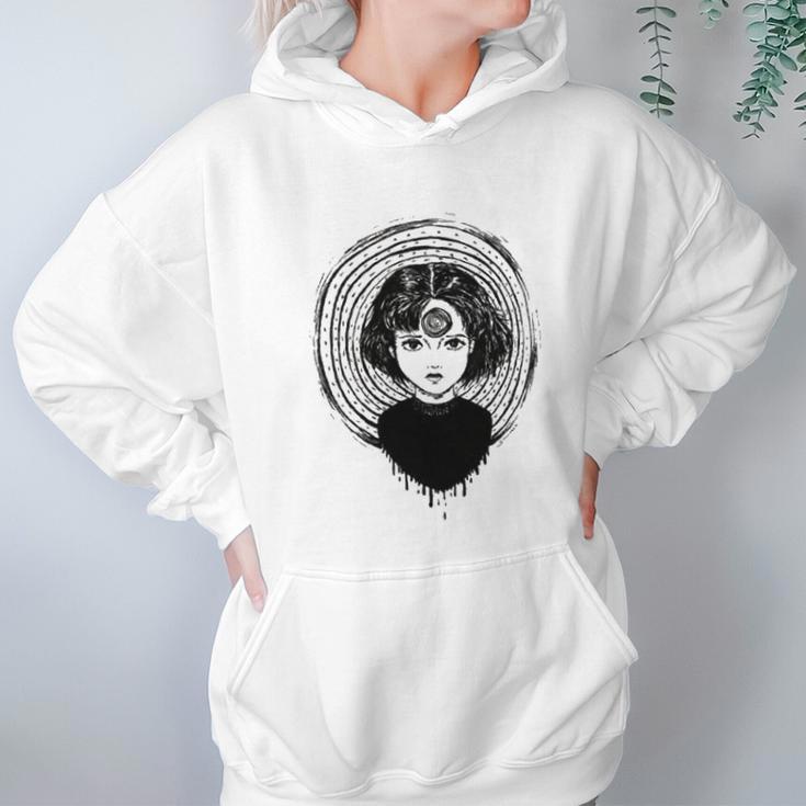 Horror Junji Ito Uzumaki Manga Hoodie Gifts for Women