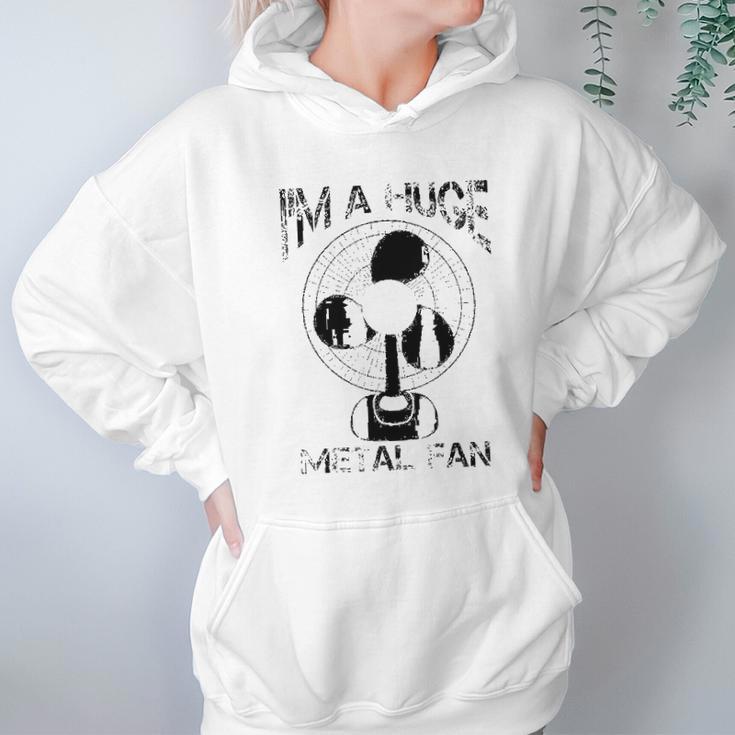 Im A Huge Metal Fan Cool Rock Band Music Lover Gift Hoodie Gifts for Women