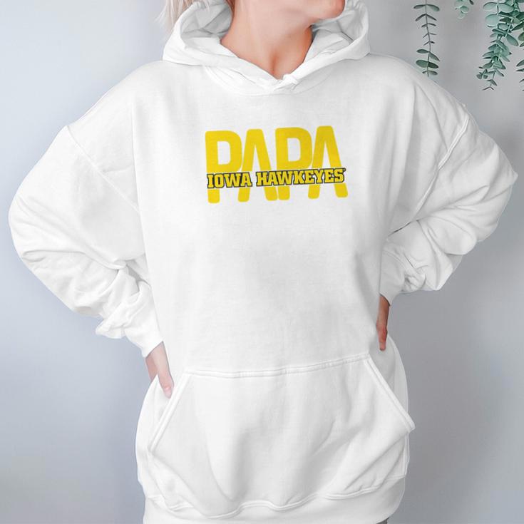 Iowa Hawkeyes Papa Hawkeyes Apparel Hoodie Gifts for Women