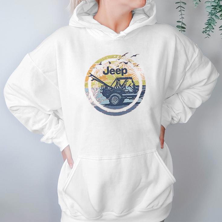 Jeep Sun Circle Hoodie Gifts for Women