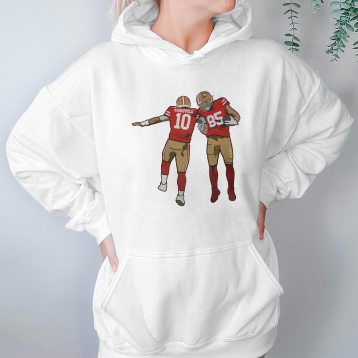 Jimmy Garoppolo X George Kittle San Francisco 49Ers T-Shirt Hoodie Gifts for Women