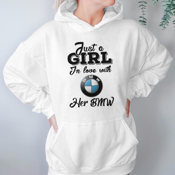 Just A Girl In Love With Her Bmw Hoodie Gifts for Women