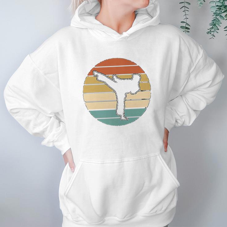 Karate Martial Arts Silhouette Youth Hoodie Gifts for Women