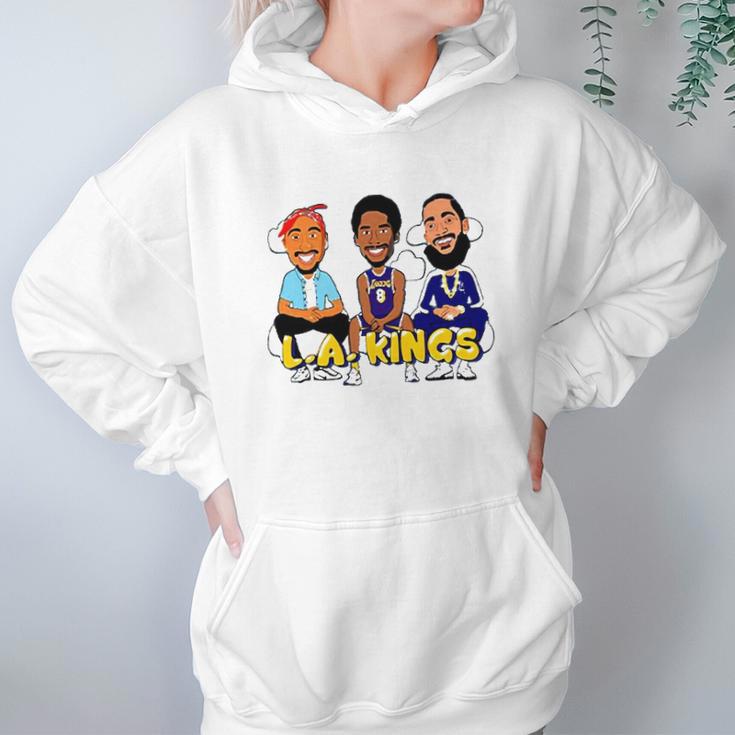 Kb Nipsey Pac La Legends Cartoon Artwork Hoodie Gifts for Women