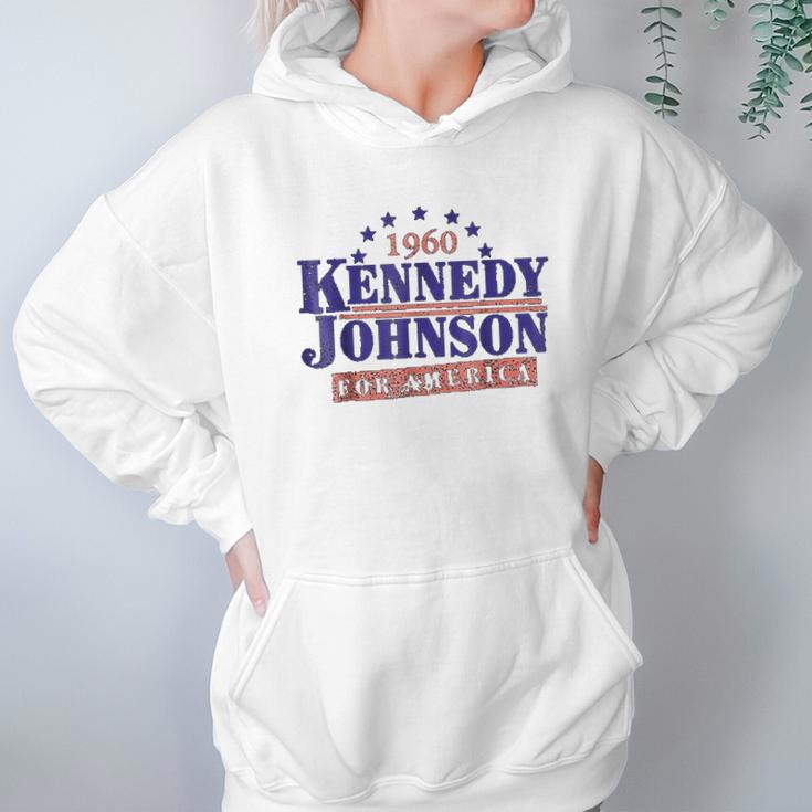 Kennedy Johnson 1960 Presidential Jfk Hoodie Gifts for Women