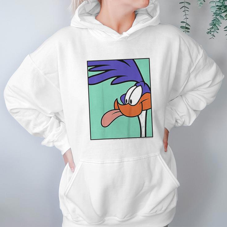 Kids Looney Tunes Road Runner Portrait Hoodie Gifts for Women