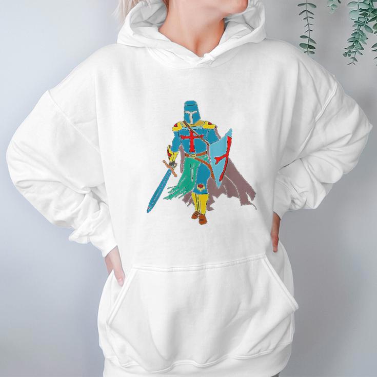 Knight Crusader Crusades Templar Gift Graphic Hoodie Gifts for Women