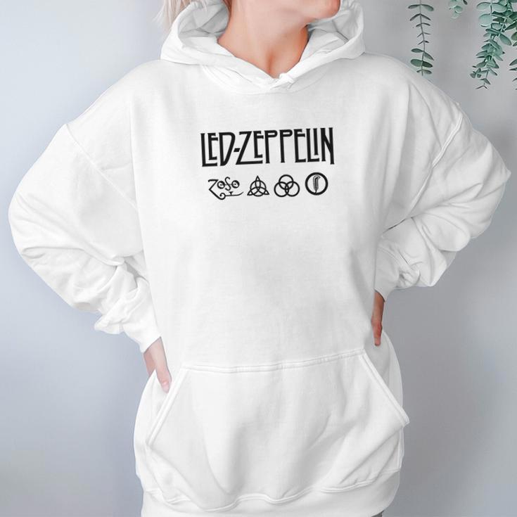 Led Zeppelin Classic Rock Band Legend Hoodie Gifts for Women