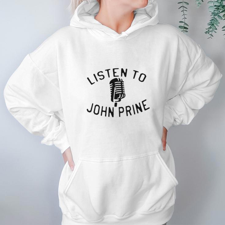 Listen To John Prine Hoodie Gifts for Women