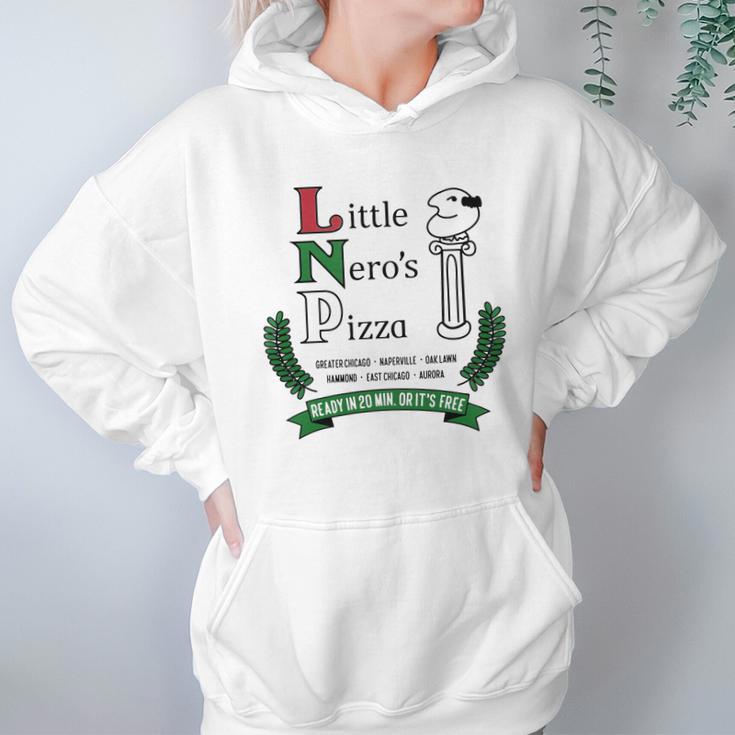 Little Neros Pizza White Tee T-Shirt Hoodie Gifts for Women