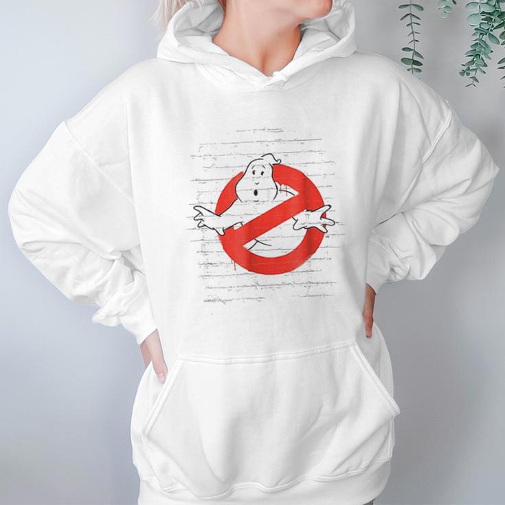 Logo Stencil On Brick Hoodie Gifts for Women