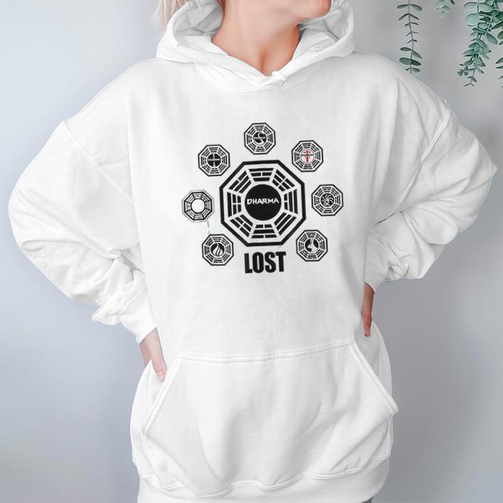 Lost Dharma Station Logos Hoodie Gifts for Women