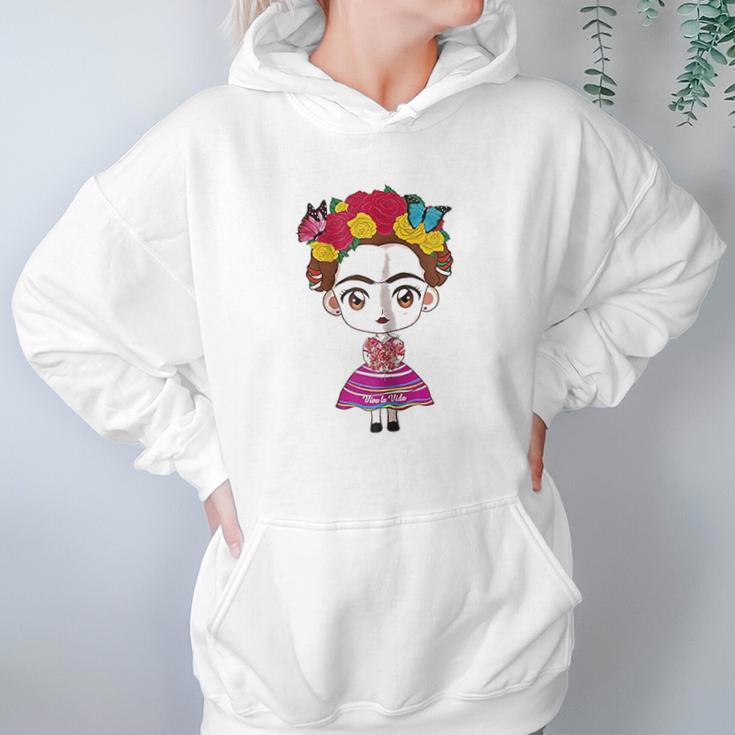 I Love Mexico Viva Mexico Mexican Frida Hoodie Gifts for Women