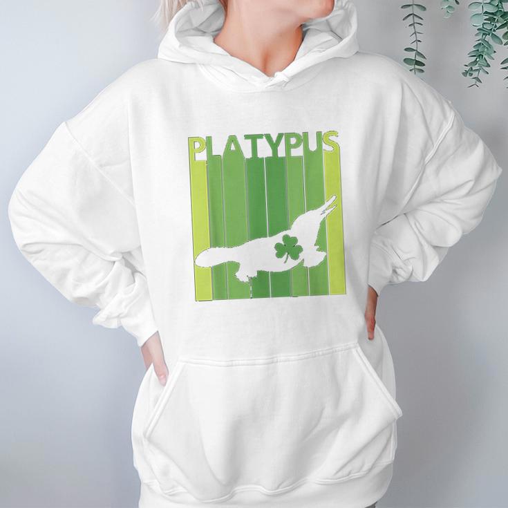 Lucky Platypus St Patricks Day Irish Gift Hoodie Gifts for Women