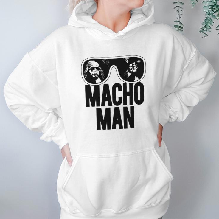 Macho Man Wrestler Ooold School Purple Hoodie Gifts for Women